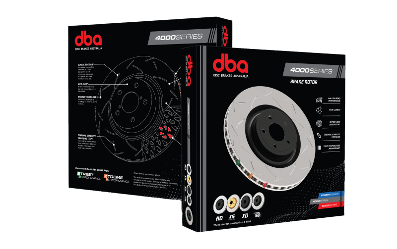 DBA 00-01 Cherokee Sportswagon/Wagoneer / 99-06 Wrangler Front Slotted 4000 Series Rotor