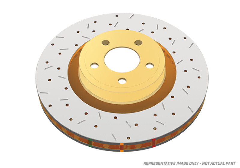 DBA 13-14 Chevrolet Corvette C7-Base Model Front T3 4000 Series Uni-Directional Rotor