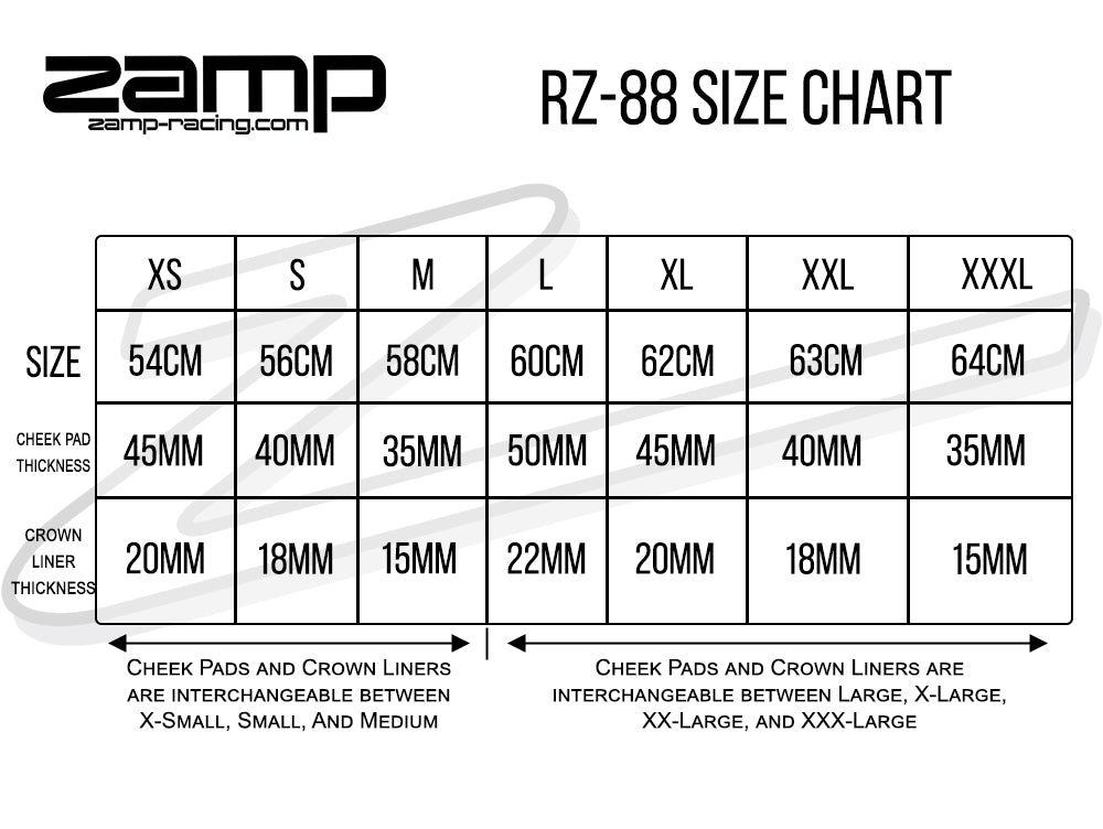 Zamp RZ-88C FIA 8860 Carbon Helmet